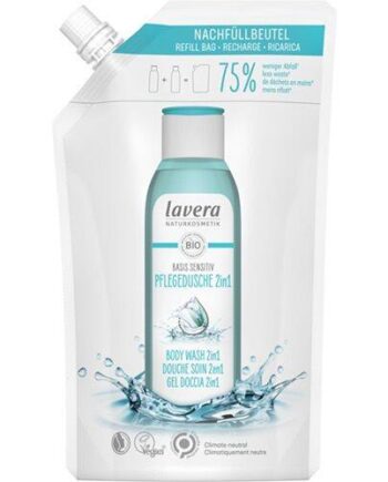 Lavera Refill Bag Basis Sensitiv Body Wash 2in1  500ml