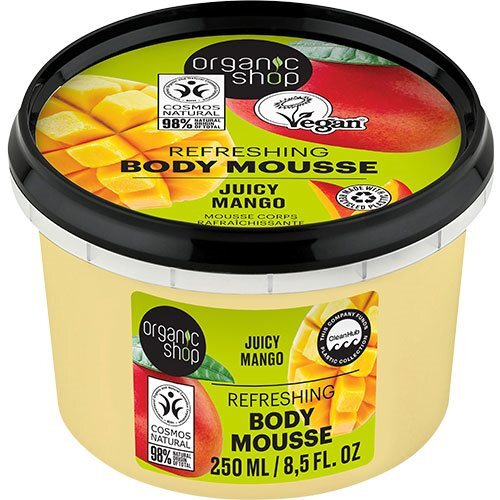 Organic Shop Refreshing Body Mousse   Juicy Mango   250 Ml