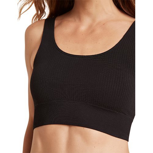 Boody Ribbed Seamless Bra Sort Str  L