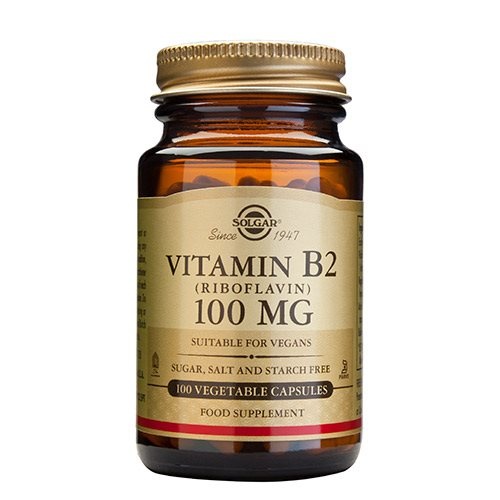Solgar Riboflavin  B2  100 Mg  100 Kap 18g