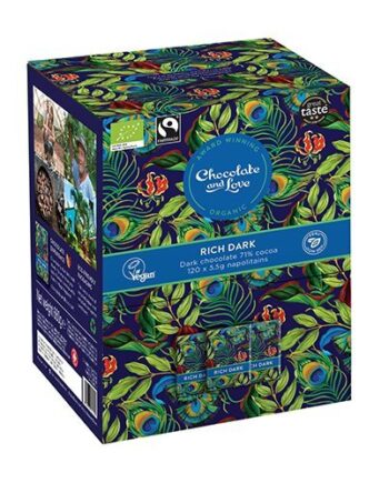 Chocolate And Love Rich Dark Dispenser 120x5 5g Chokolader  ø  660g