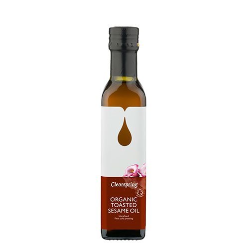 Clearspring Ristet Sesam Olie økologisk   250 Ml