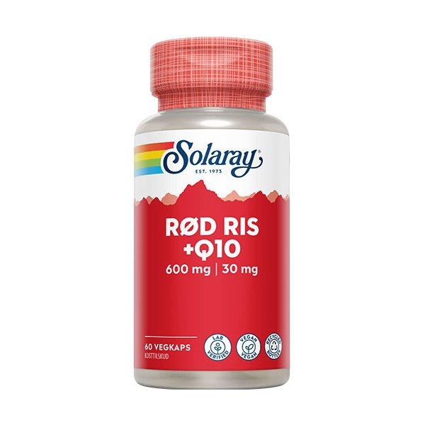Solaray Rød Ris   Q10 60 Stk