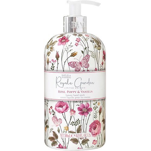 Baylis   Harding Royale Garden Rose  Poppy   Vanilla Hand Wash  500ml