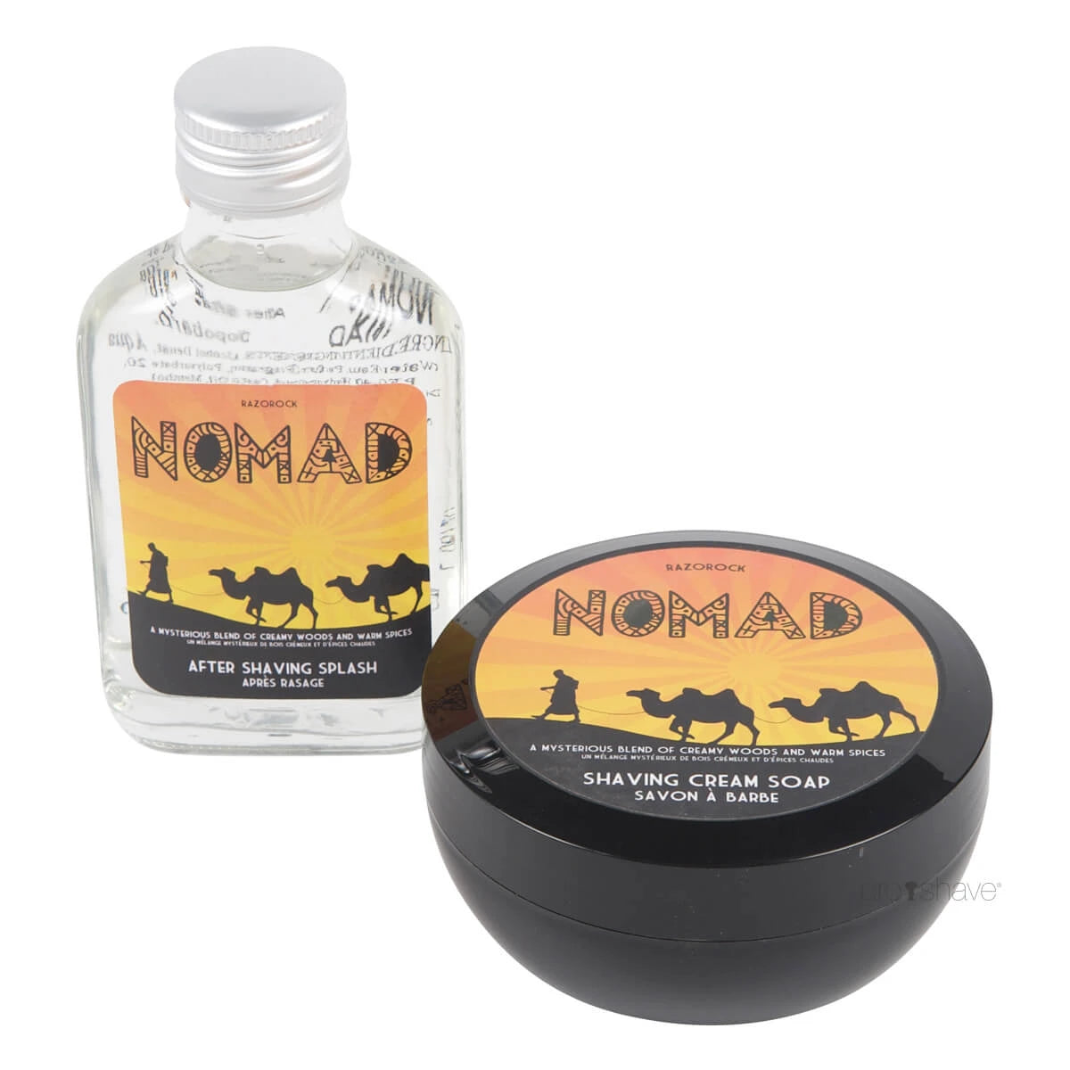 Razorock Nomad Sæt  Barbersæbe Og Aftershave