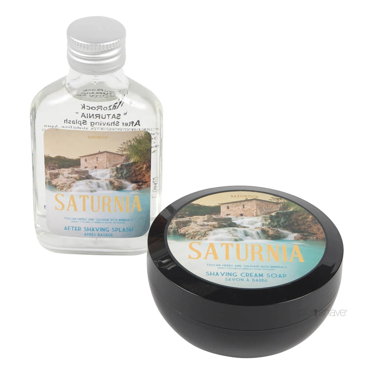 Razorock Saturnia Sæt  Barbersæbe Og Aftershave