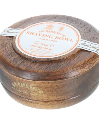 D R  Harris   Co  Ltd Sandeltræ Barbersæbe I Mahogni Træskål  100 Gr