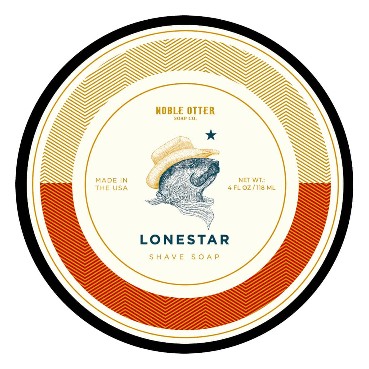Noble Otter Barbersæbe  Lonestar  118 Ml