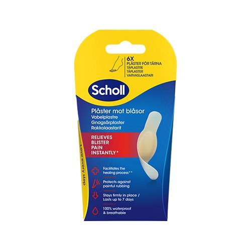 Scholl Blister Plasters Toes 6 Stk