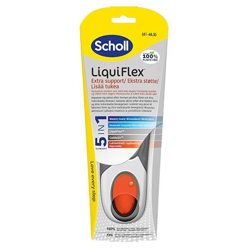 Scholl Insoles Liquiflex Extra Support  L