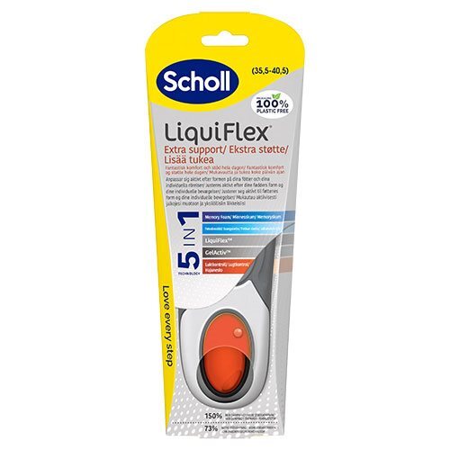 Scholl Insoles Liquiflex Extra Support  S