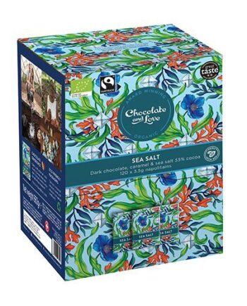 Chocolate And Love Sea Salt Dispenser Box 120x5 5g Chokolader  ø  660g