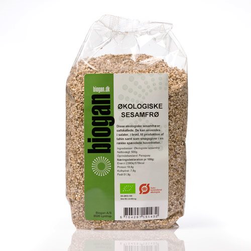 Sesamfrø økologiske   500 Gram