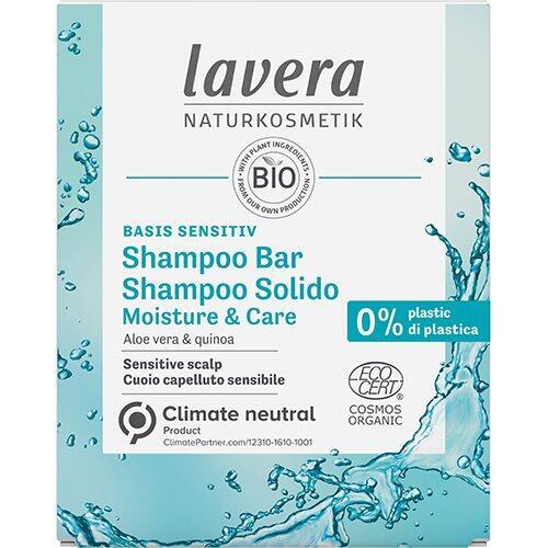 Lavera Shampoo Bar Moisture   Care   Basis Sensitiv  50g
