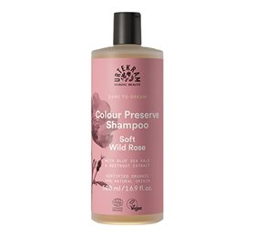 Urtekram Shampoo Soft Wild Rose T  Farvet Hår  Bull  500ml
