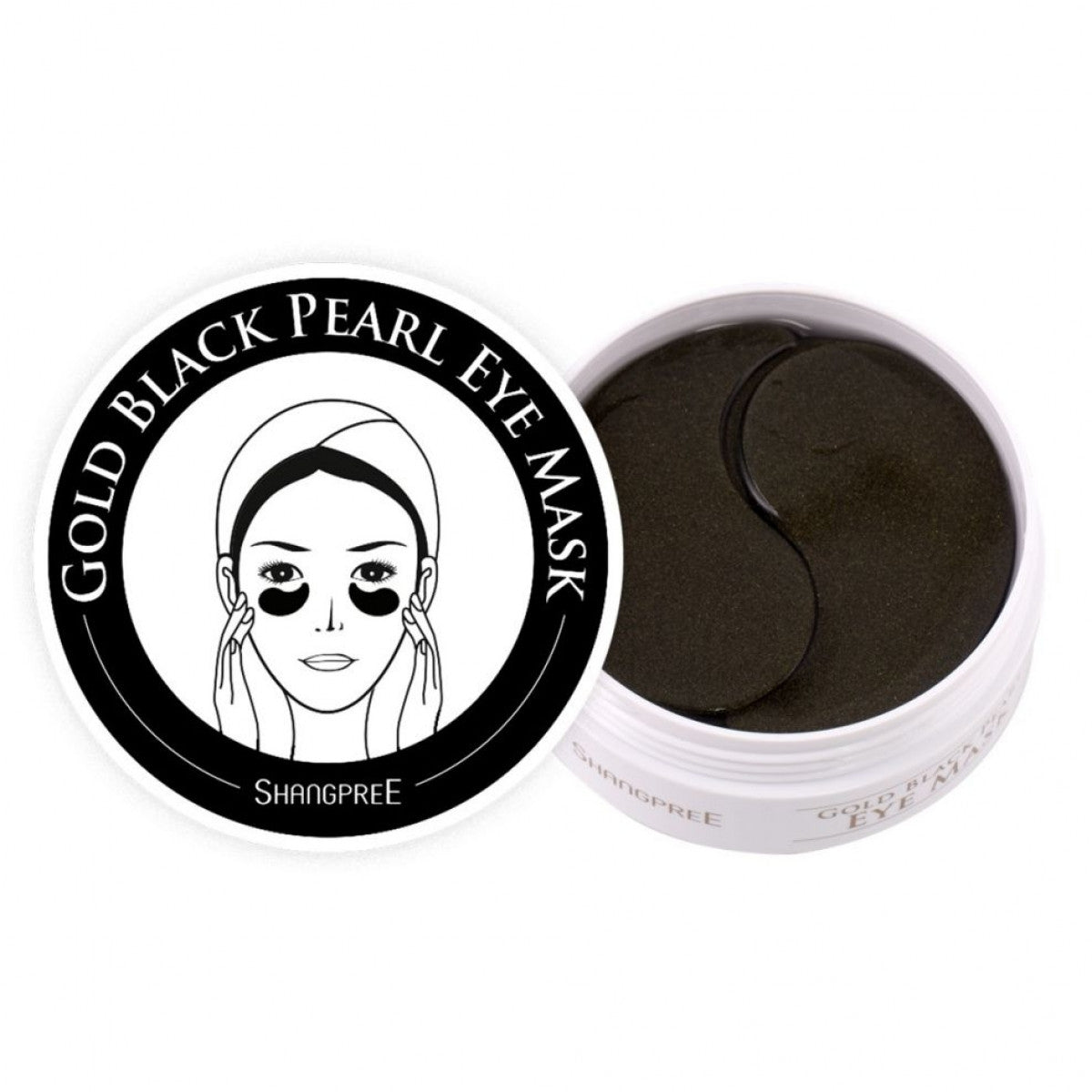 Gold Black Pearl Eye Mask 60 Stk