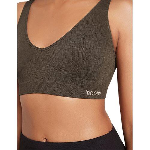 Boody Shaper Crop Bra Dark Olive Str  Xs   1 Stk