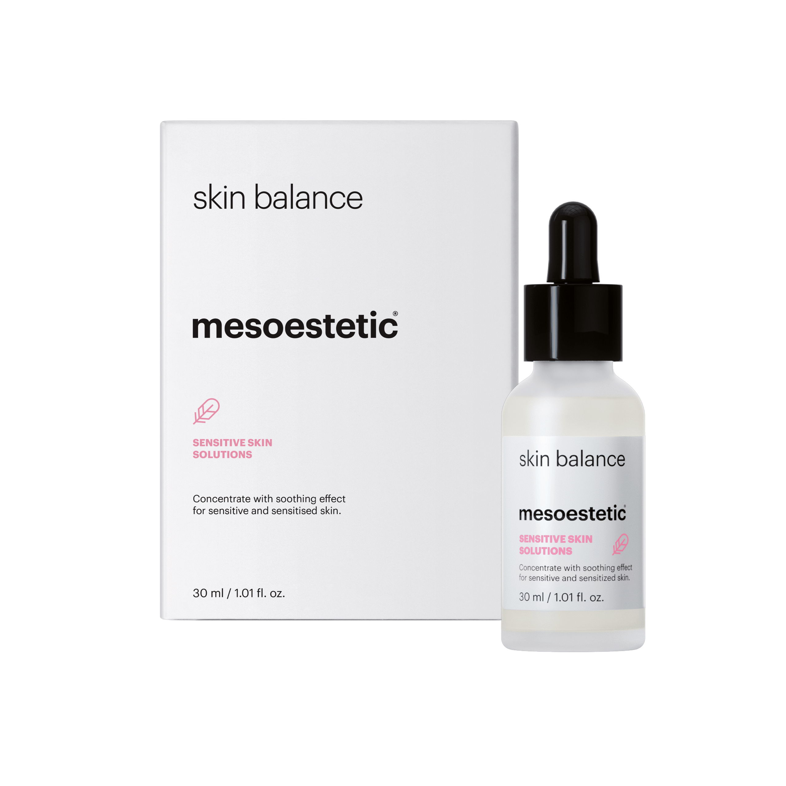 Mesoestetic Skin Balance Koncentrat Med Beroligende Effekt Til Sensitiv Og Rød Hud 30 Ml Reducerer Rødme I Huden Styrker Huden I Ansigtet