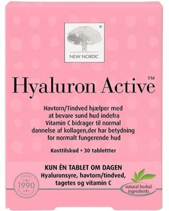 Skin Care Hyaluron Active   30 Tabletter