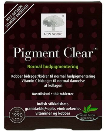 Skin Care Pigment Clear   180 Tabletter