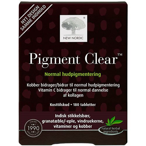 Skin Care Pigment Clear   180 Tabletter
