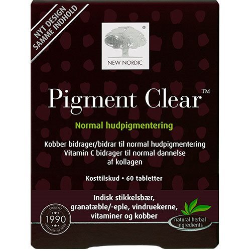 Skin Car Pigment Clear 60 Tabletter