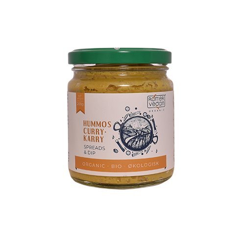 Smørepålæg Hummus Karry ø   200 G