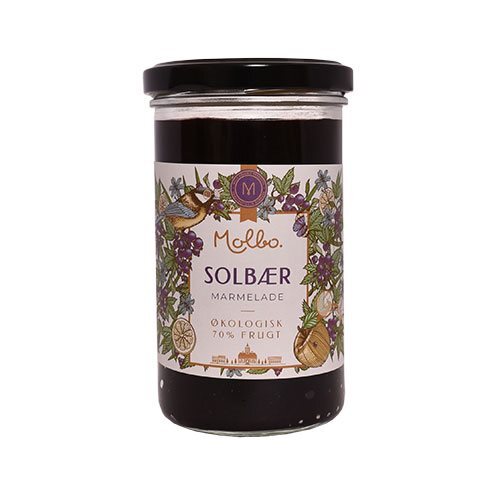 Solbær Marmelade Molbo  ø   290 G