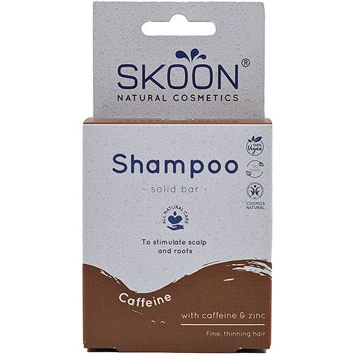 Skoon Solid Shampoo Bar Caffeine   90 Gram