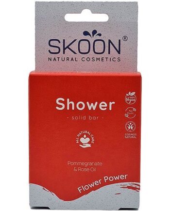 Skoon Solid Shower Bar Flower Power   90 G