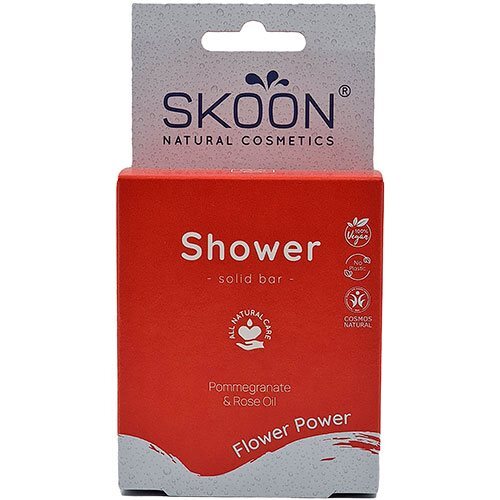 Skoon Solid Shower Bar Flower Power   90 G