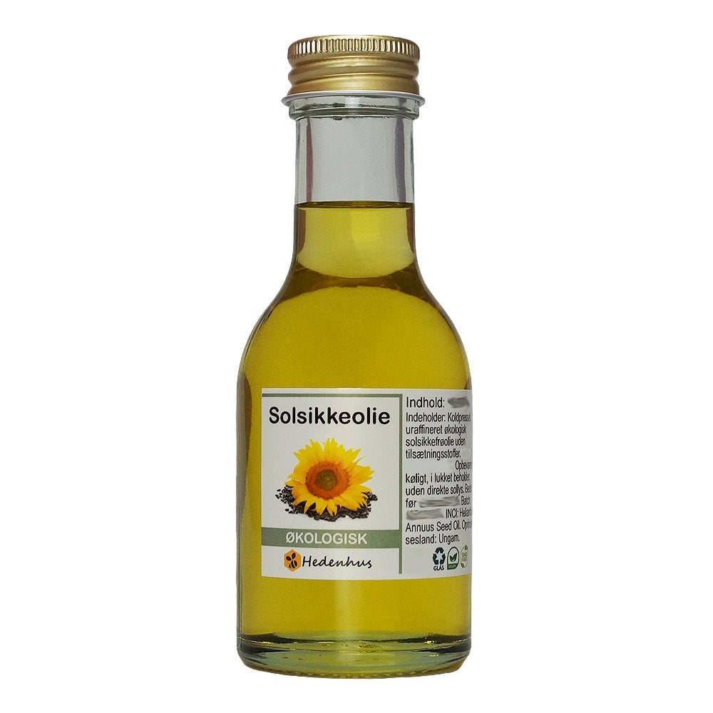 Solsikkeolie   økologisk   Koldpresset   100 Ml
