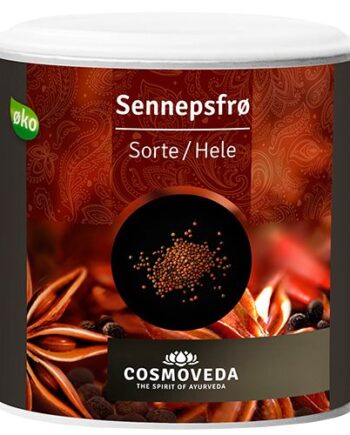 Cosmoveda Sorte Sennepsfrø Hele ø  130g