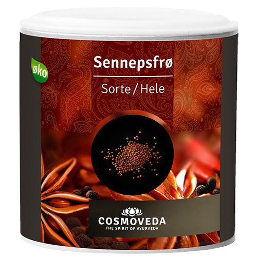 Cosmoveda Sorte Sennepsfrø Hele ø  130g