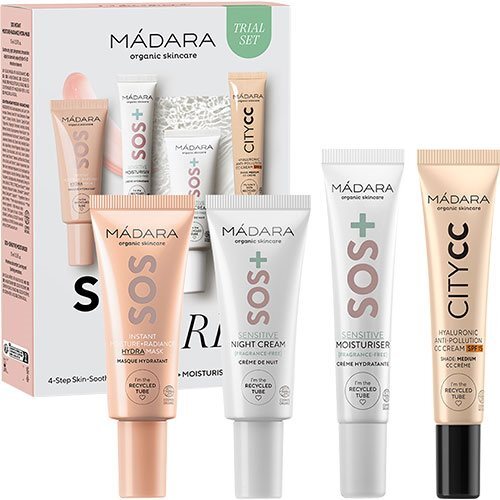Madara Sos Care 4 Step Skin Soothing Routine Set  Light   1 Stk