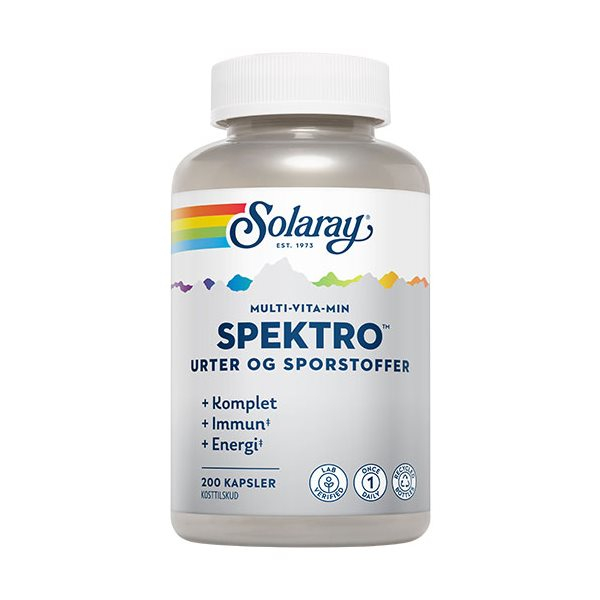 Solaray Spektro Multivitamin 200 Kaps
