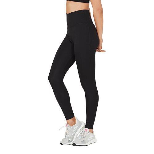Boody Sports Tights Højtalje Dame Sort  Str  S