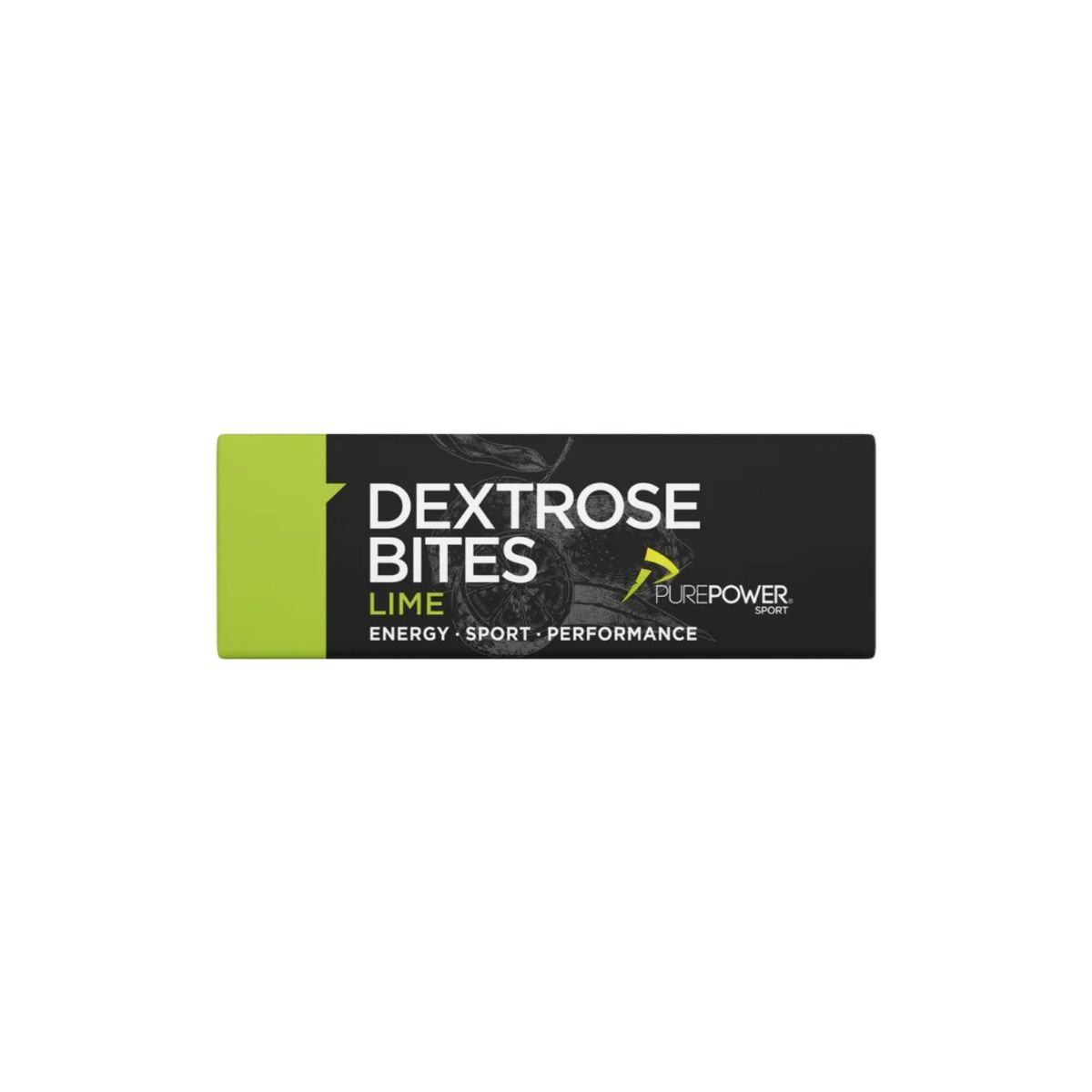 Purepower Dextrose Bites Lime 14 Stk