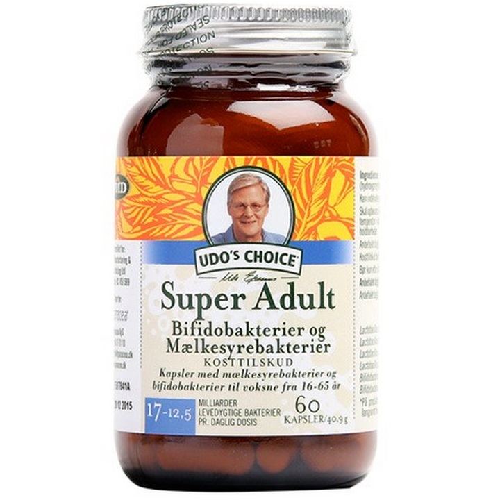 Udo S Choice Super Adult Mælkesyrebakterier  60kap