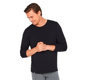 T Shirt Herre Langærmet Sort Str  Xl
