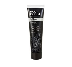 Ecodenta Tandpasta M  Sort Kul Uden Fluor 100 Ml