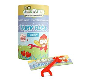 Jacknjill Tandtråd Til Børn Fairy Floss  Bull  1 Pk
