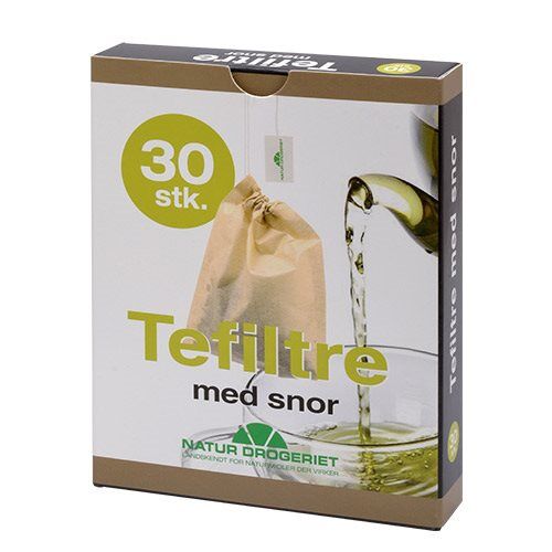 Tefiltre Med Snor 30 Stk   1 Pk