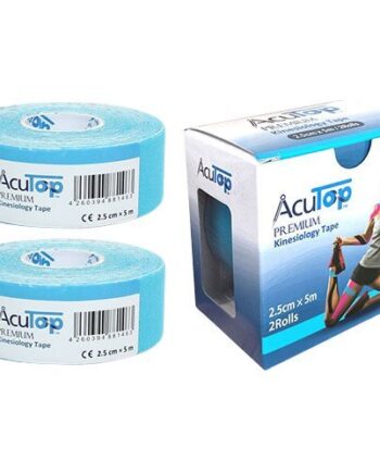 åcutop Terapeutisk Tape Blå 2 5cmx5 M  2 Ruller  1pk