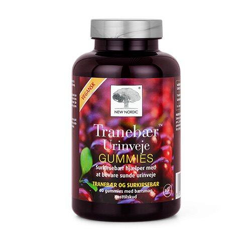 Tranebær Urinveje Gummies   60 Stk