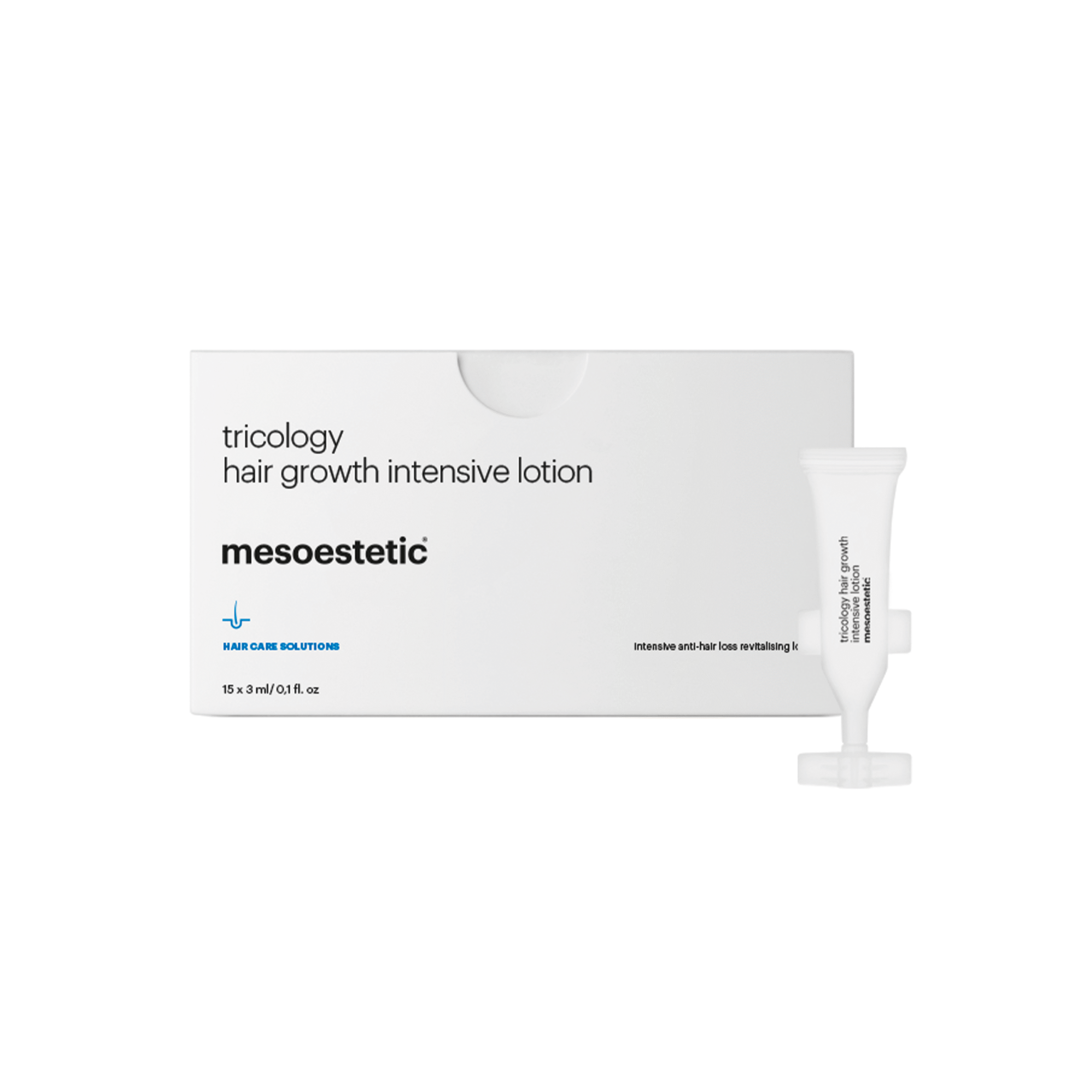 Mesoestetic Tricology Hair Growth Intensive Lotion Effektiv Kur Mod Hårtab 15 X 3 Ml Fremmer Blodcirkulation Og Tilfører Næringsstoffer