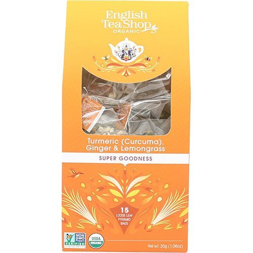 English Tea Shop Turmeric Ginger   Lemongras økologisk   15 Breve