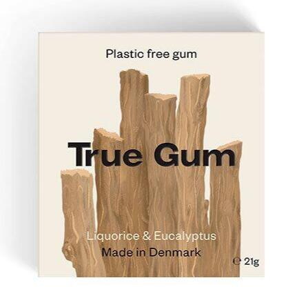 True Gum Tyggegummi Lakrids  Eucalyptus  20g