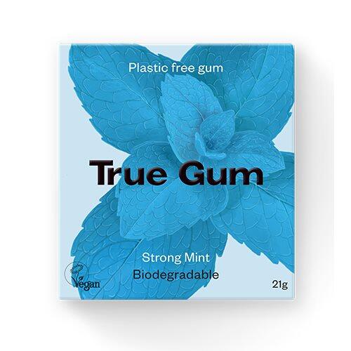 True Gum Tyggegummi Strong Mint  21g