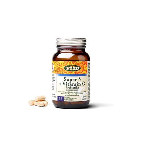 Udo S Choice Super 8   Vitamin C   30 Kapsler